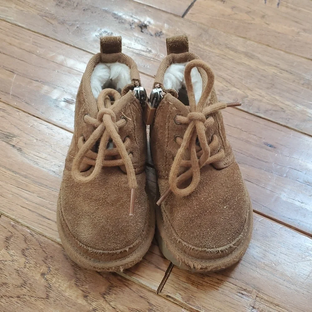 UGG Neumel Tan Zip Booties